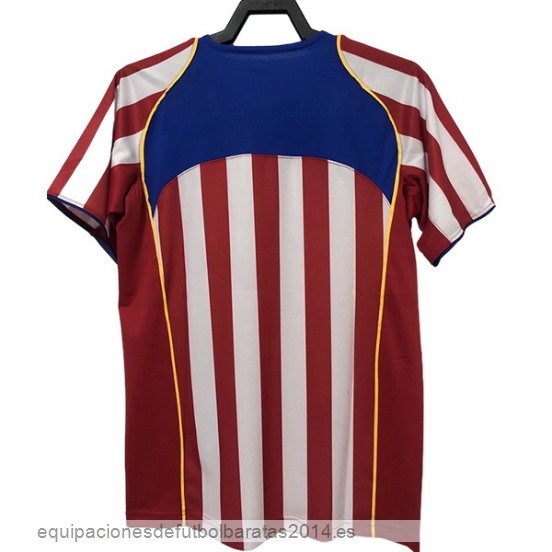 Nuevo 1ª Camiseta Atletico Madrid Retro 2004 Rojo Baratas